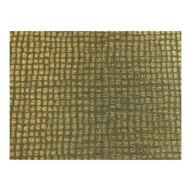1.75 Yard Designer Bronze Charcoal Grey Reptile Alligator Pattern Upholstery Fabric