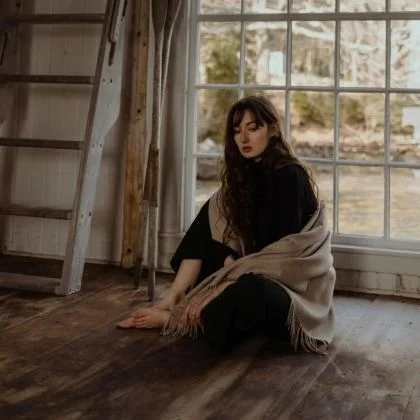 100% Cashmere Throw by Evangeline