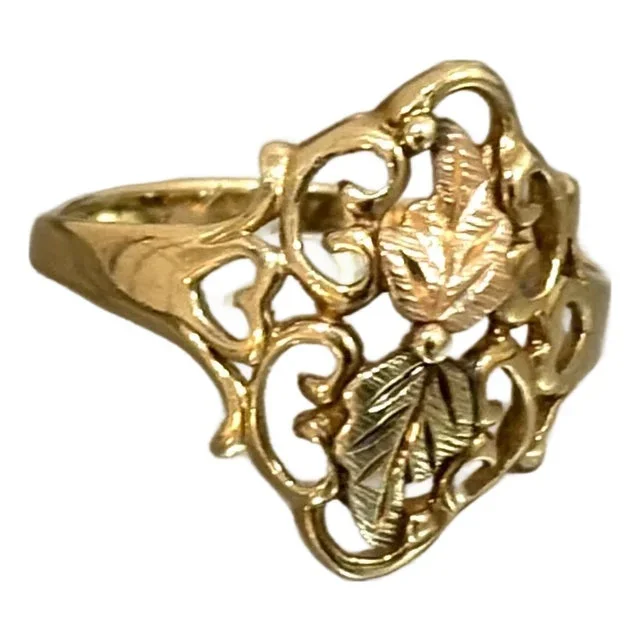 10k Black Hills Gold 2-Tone Dinner Ring