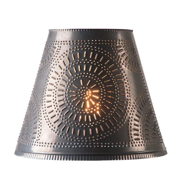 14-Inch Fireside Shade with Chisel in Kettle Black