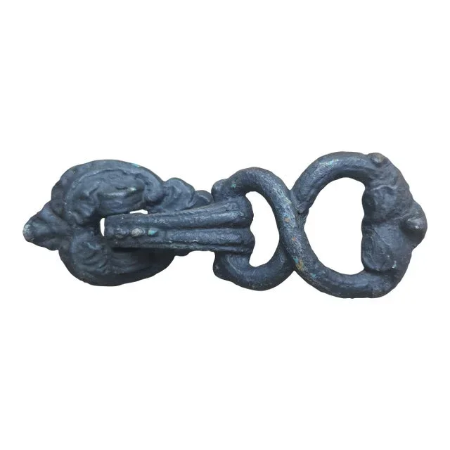 1860s Victorian Iron Door Knocker