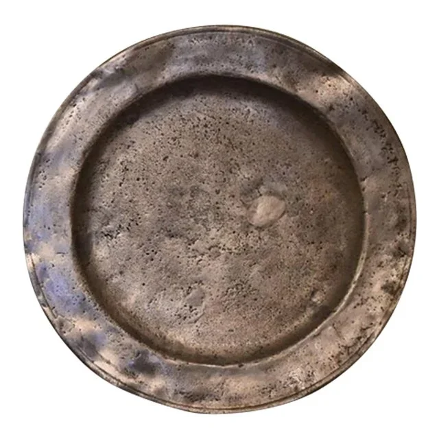 18th Century Pewter Charger