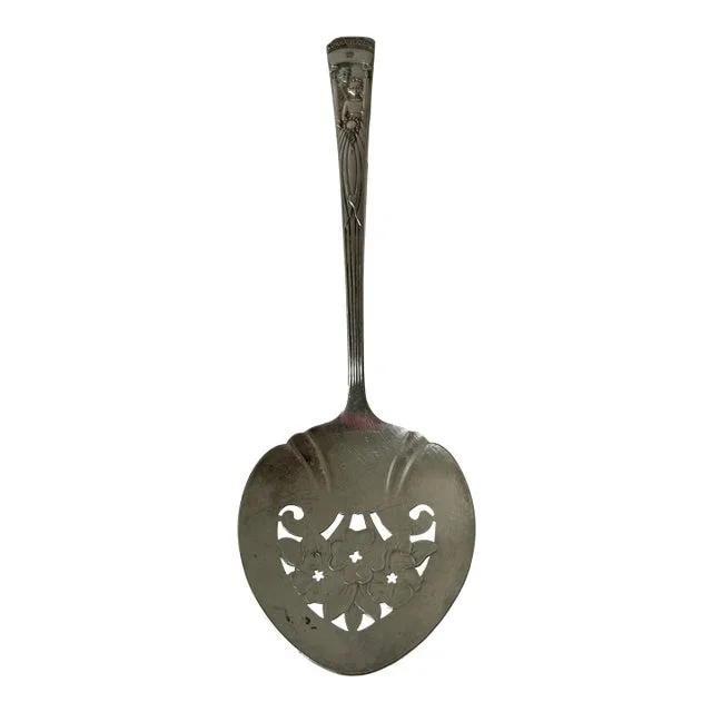 1920’s Wm Rogers Silver Plated “Wedding Congratulation” Tomato Server