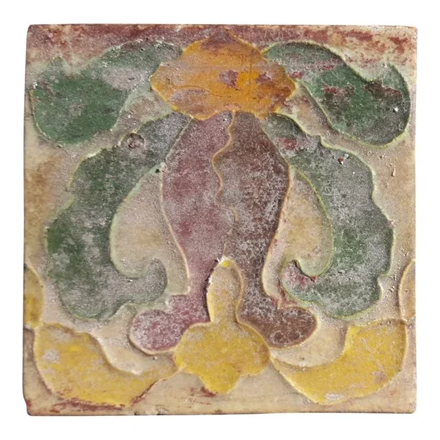 1920s Reclaimed Early California Decorative Tile
