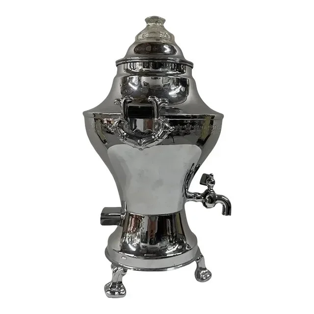 1930s Art Deco Silver Plate Samovar