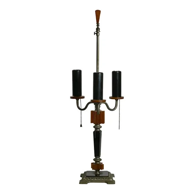 1930s Bakelite Candelabra Lamp