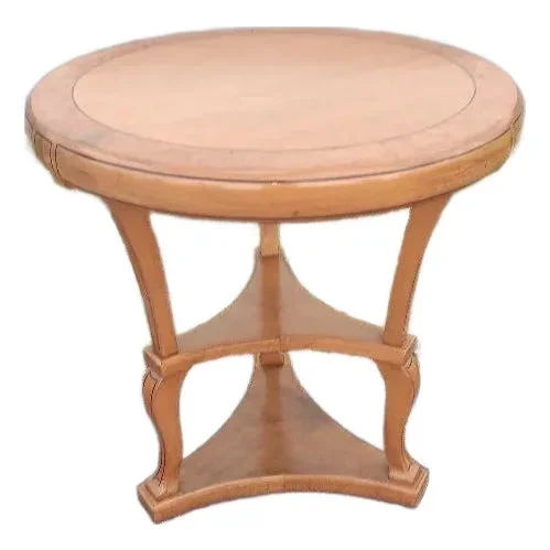 1950’s Mid Century Traditional Style Lighter Toned Wood Occasional/ Accent/ Side Table