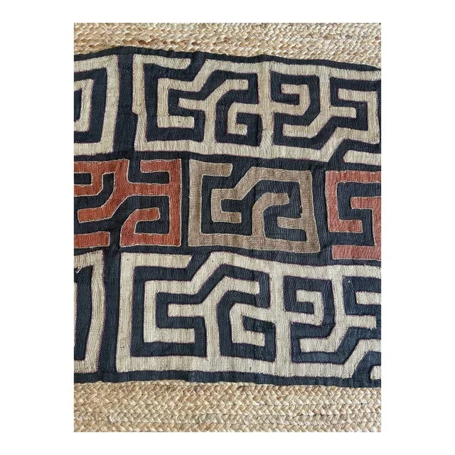 1950s African Tribal Kuba Cloth