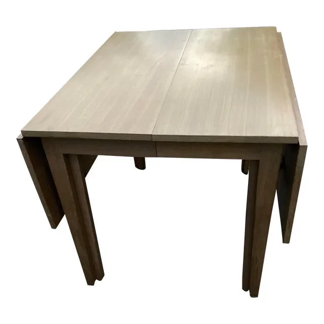 1950s Edward Wormley for Drexel Precendent Elm Drop Leaf Dining Room Table