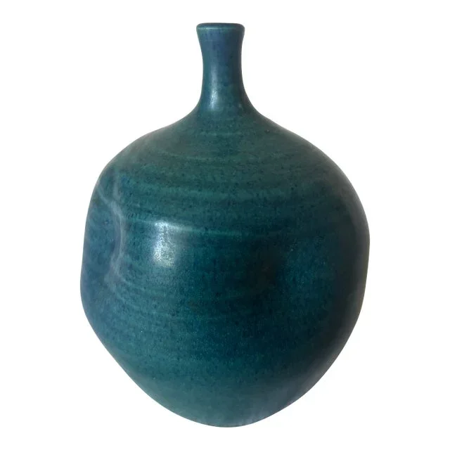 1950s Ellice T. Johnston Closed Weed Pot Vessel