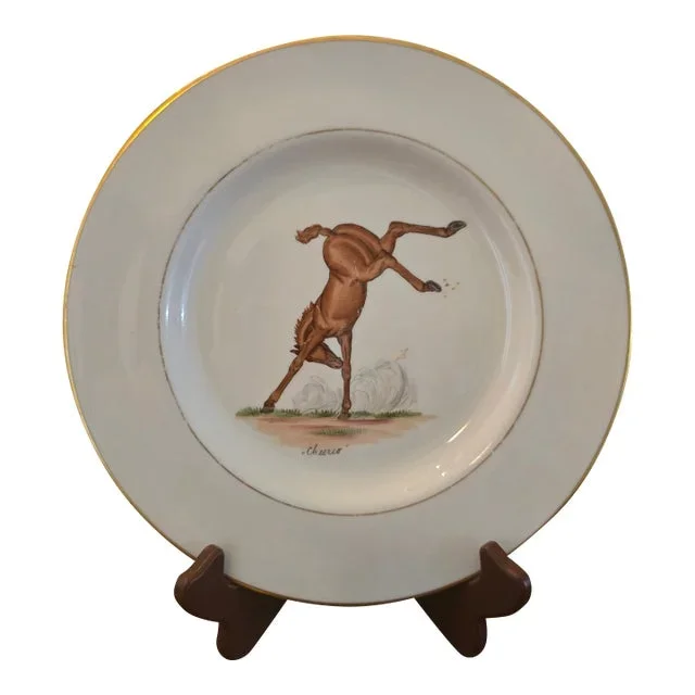 1950s Pickard China Plate by Crest Studios