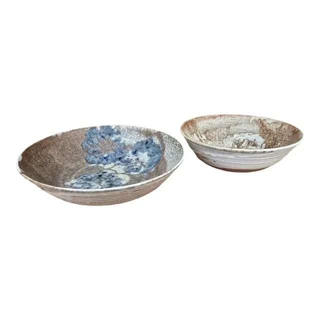 1950s Studio Pottery Bowls- Set of 2