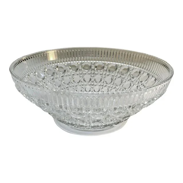 1950s Windsor Pattern Federal Glass Decorative Bowl