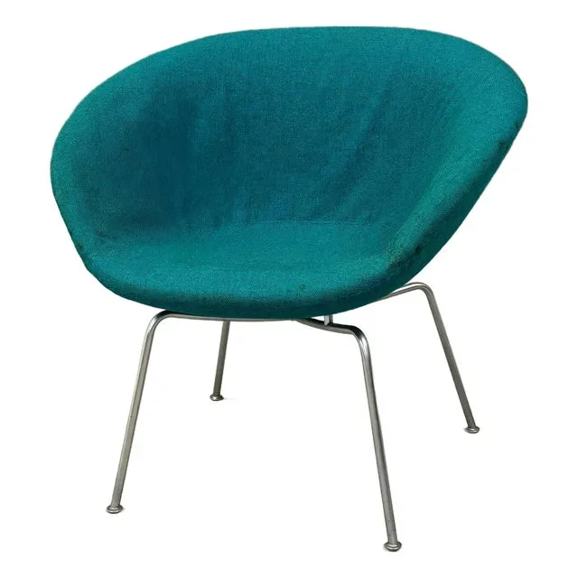 1960s Arne Jacobsen Pot Chair for Fritz Hansen