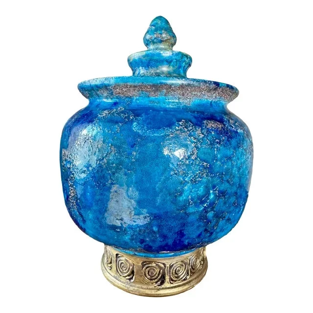 1960s Bitossi Lidded Cinese Urn by Aldo Londi for Rosenthal Netter