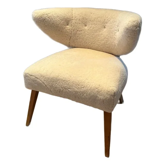 1960s Danish Shearling Chair