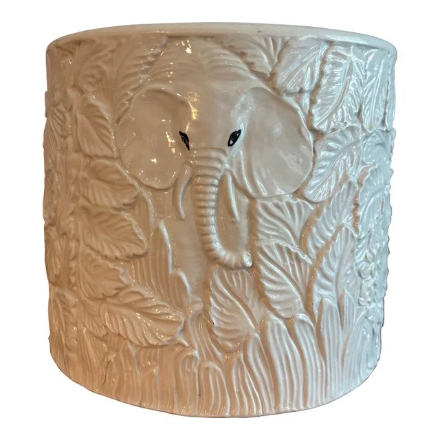 1960s Italian Jungle Themed Planter
