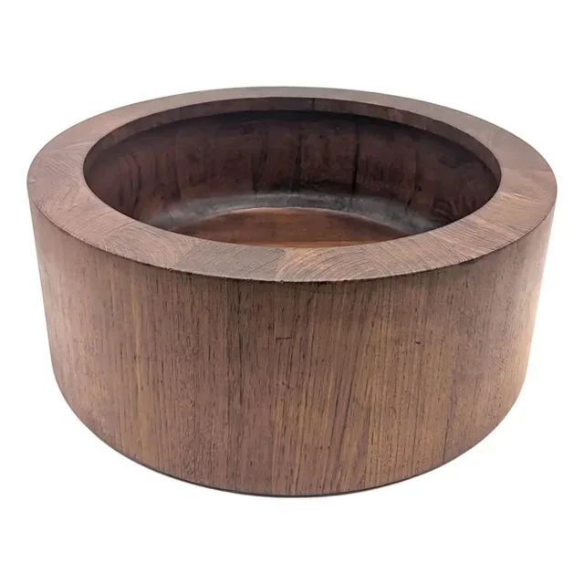 1960s Jens H Quistgaard Dansk Staved Teak Bowl