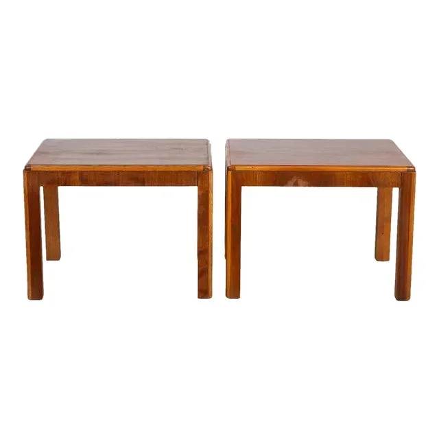 1960s Mid-Century Lane Parson Style End Side Tables Pair