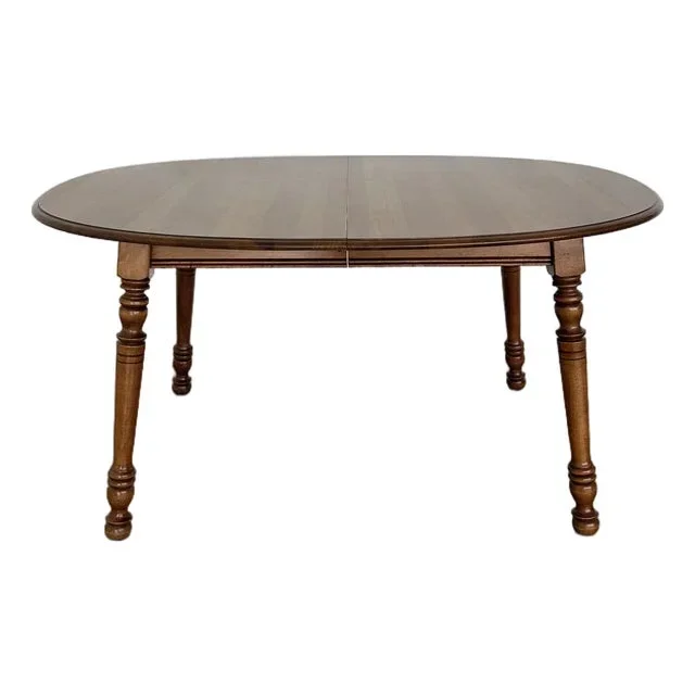 1960s Vintage Jasper Cabinet Co. Black Lacquer Dining Table