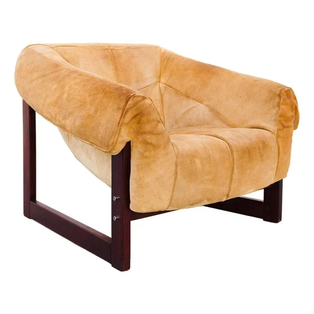 1970s Brazilian Mid Century Modern Mp-79 Lounge Chair by Percival Lafer