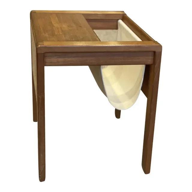 1970s Danish Modern Teak Accent Table
