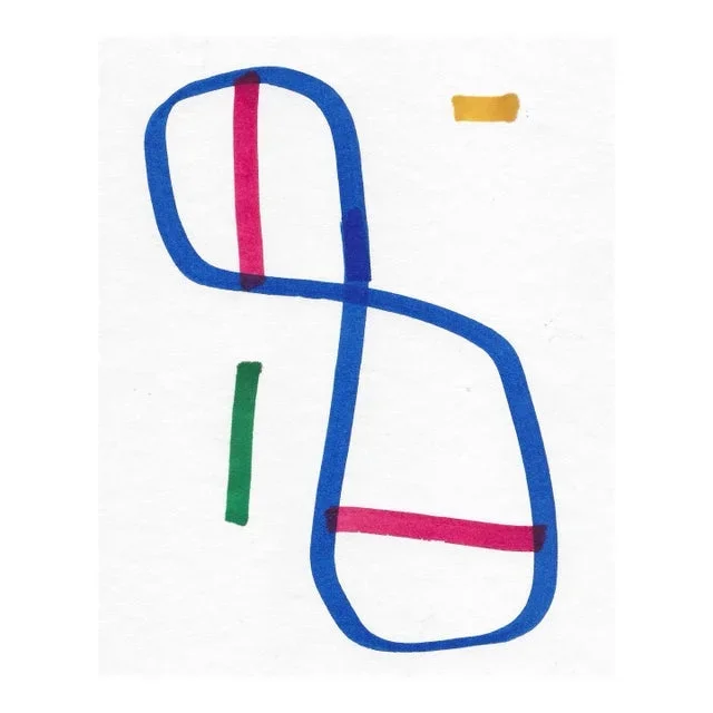 1970s Dimitri Grachis Modern Drawing