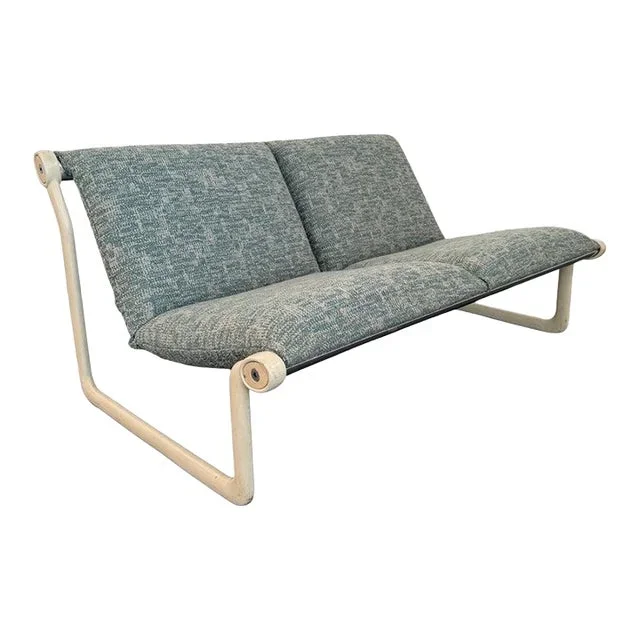 1970s Mid-Century Modern Sling Loveseat Sofa by Hannah Morrison for Knoll