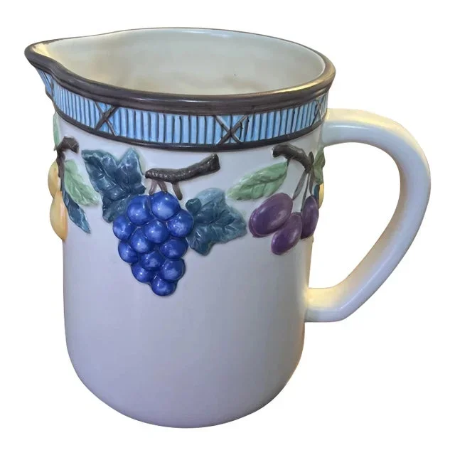 1970s Mikasa Garden Harvest Pitcher