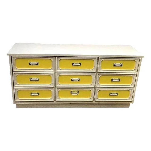 1970s Space Age Atomic Lowboy Dresser Mid Century Modern