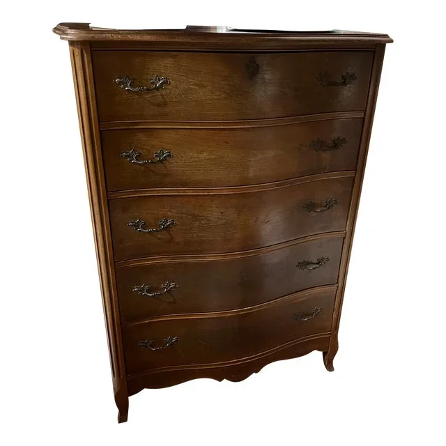 1970s Wooden Mid-Century Chest of Drawers