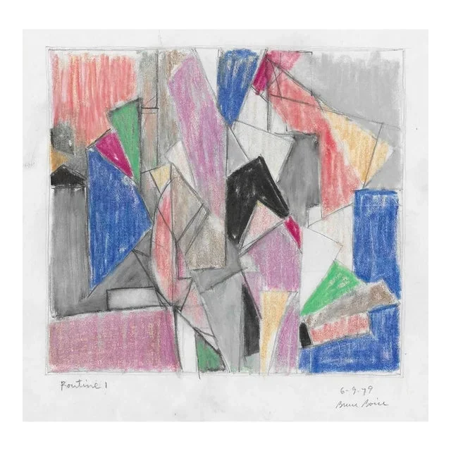 1979 Bruce Boice Routine 1 Drawing