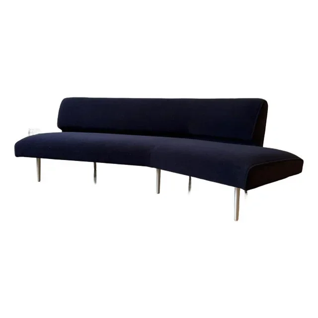 1980s #4757 Angle Sofa by Edward Wormley for Dunbar