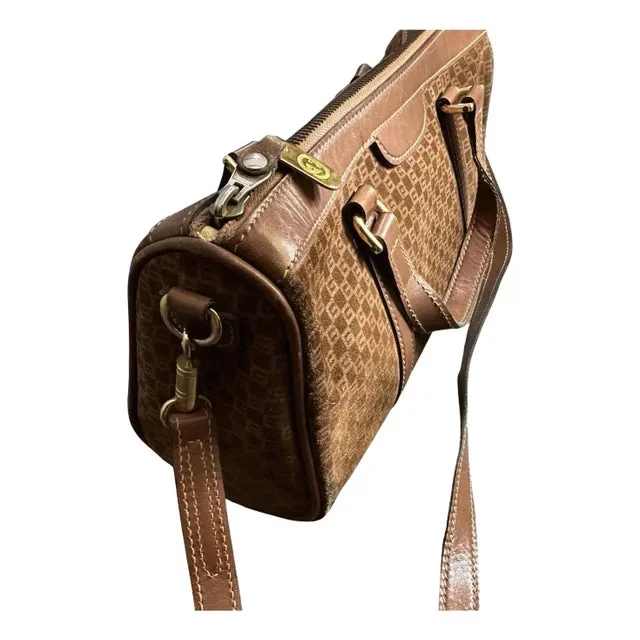 1980s Brown Leather Shoulder Bag by Gucci