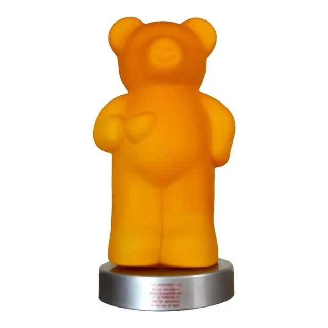 1990’s Postmodern Pop Art Lumibear Glass Table Lamp
