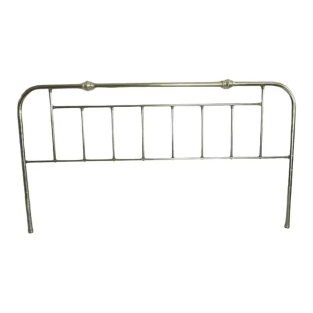 1990s Gold Brass King Size Headboard