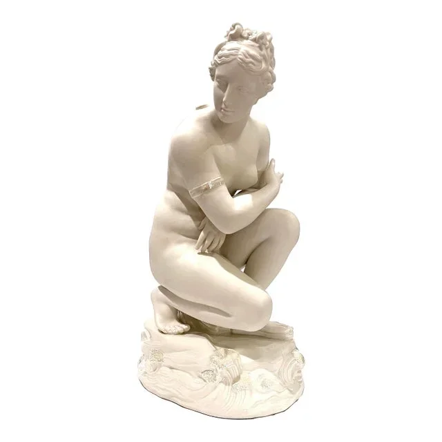 1990s Limited Edition Belleek “Crouching Venus” Figure
