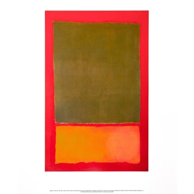 1998 Mark Rothko Untitled 1951 Poster