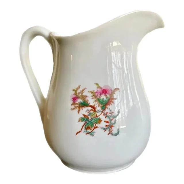 19th C. Haviland Limoges Spring Flowers Pitcher