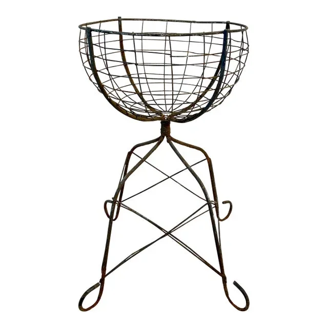 19th C Victorian Wire Plant Stand