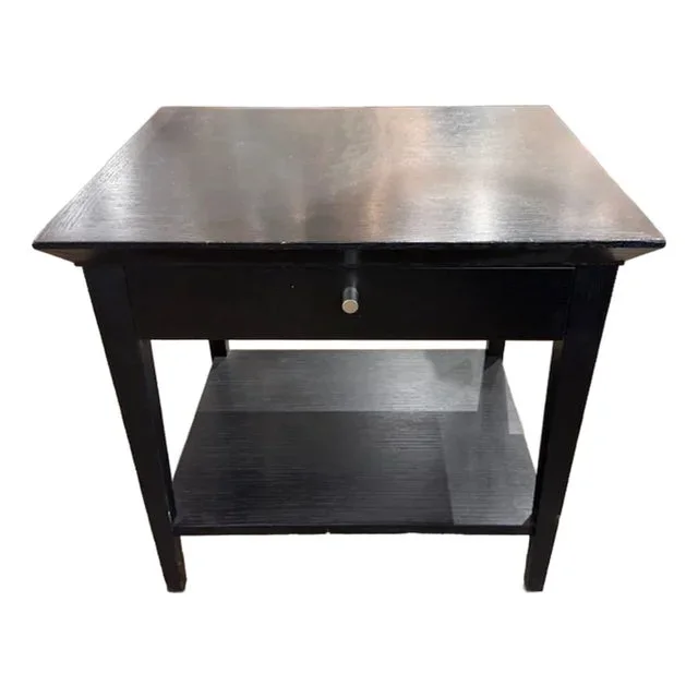 19th Century Black Biedermeier Side Table