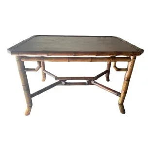 19th Century French Bamboo Table or Desk