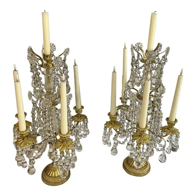 19th Century French Girandole Candelabras