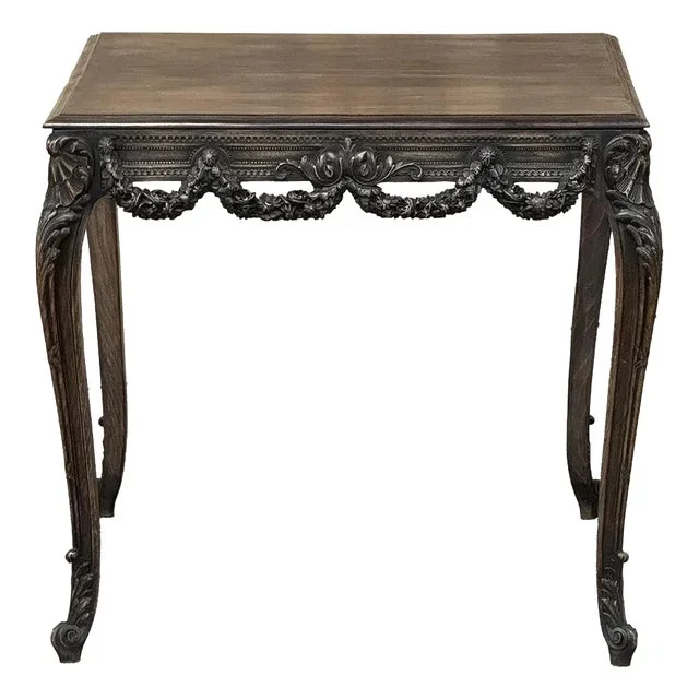 19th Century French Louis XVI Walnut End Table ~ Center Table