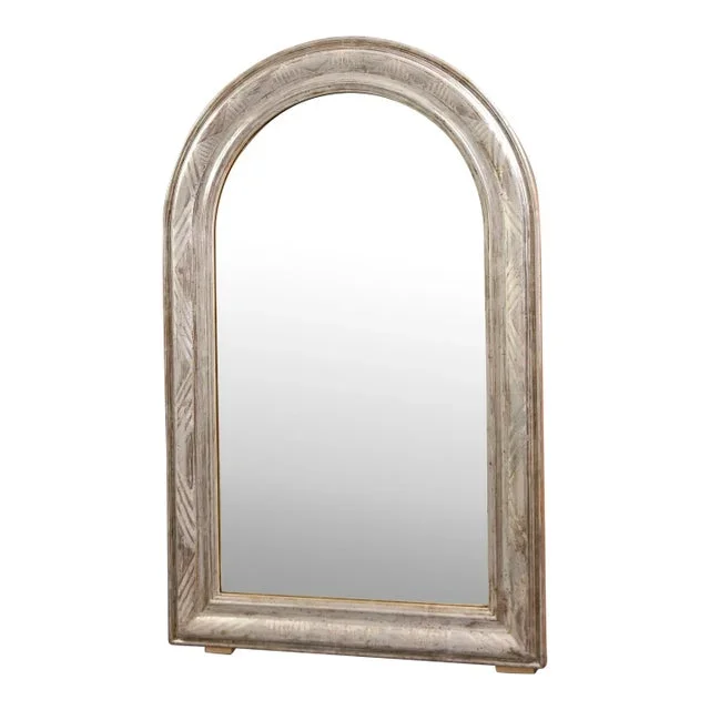 19th Century French Silver Gilt Louis Philippe Mirror