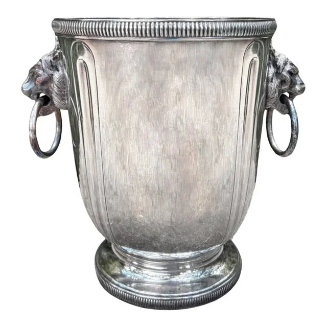 19th Century French Silver Plate Champagne Cooler