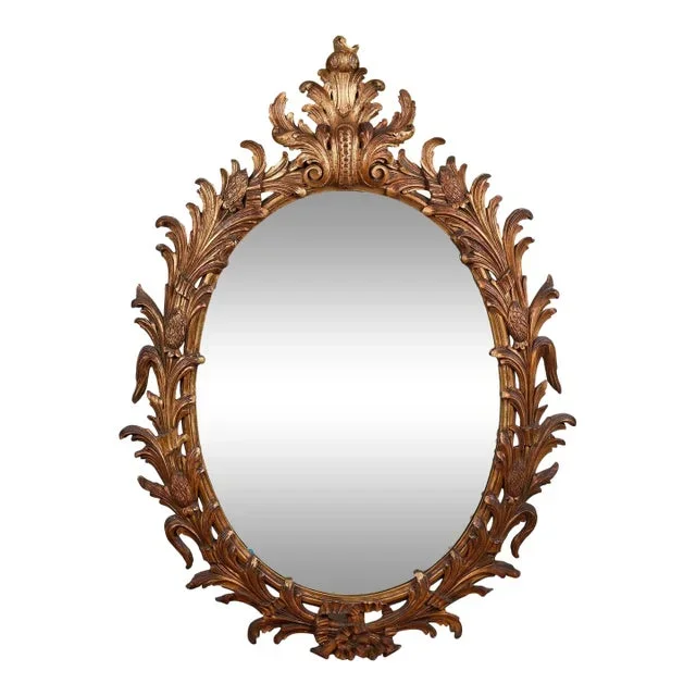 19th Century Regency Carved Gilt Wall Mirror