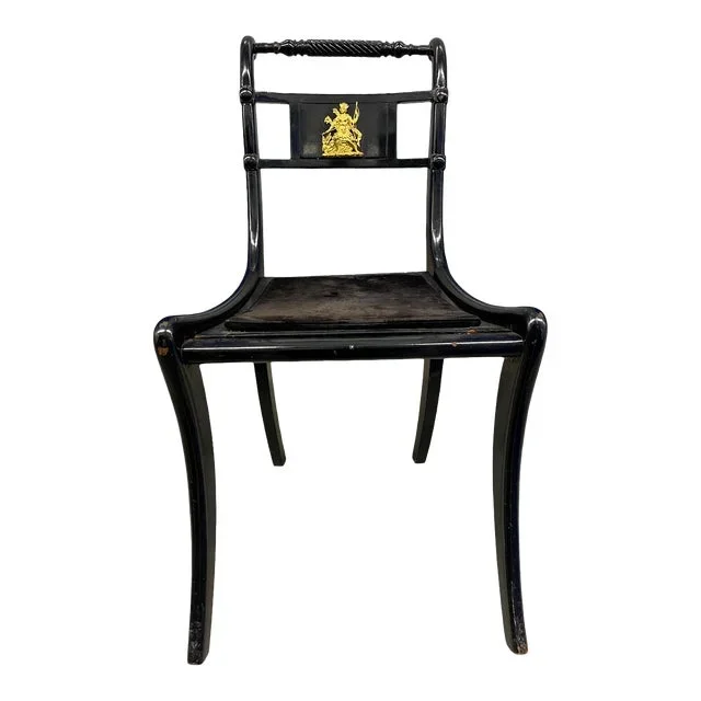 19th Century Regency Chair With Ormolu