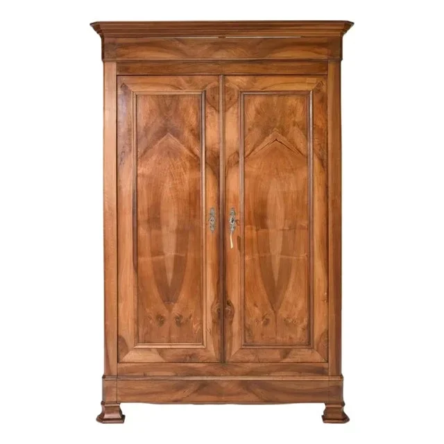 19th Century Walnut Armoire Wardrobe