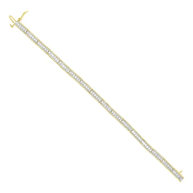 2 Carat Pave Diamond Tennis Bracelet 14k Gold